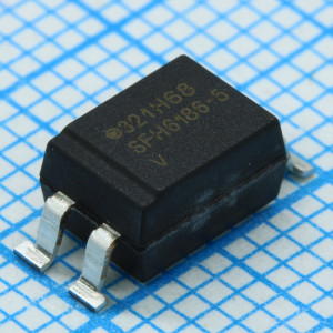 SFH6186-5, Оптоизолятор 5.3кВ транзисторный выход 4-SMD