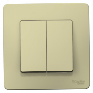 Выключатель 2-кл. СП Blanca 10А IP20 (сх. 5) 250В беж. SE BLNVS010507