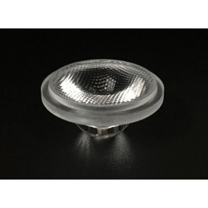 AYS35D40G, Линза для светодиода XML/5050, эфф=90%, ~40°,  D=35mm  H:16,35mm, PMMA