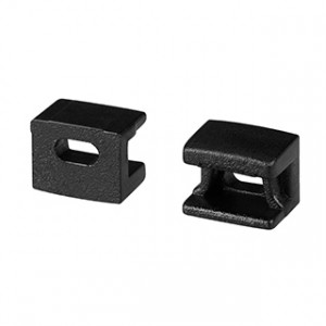 Заглушка PLINTUS-FANTOM BLACK с отверстием 043608, Пара заглушек с отверстием для профиля PLINTUS-FANTOM черного цвета при использовании пластикового экрана. Материал пластик.  В комплекте 2 шт., цена за 1 комплект.