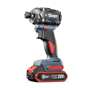 Винтоверт SB-20-230 серия ПРОФИ, Винтоверт ударный аккумуляторный 20V бесщеточный с быстрозажимным патроном 1/4 НЕХ, 2 аккумуляторные батареи: Li-ion, 20 В/2Ач, з/у