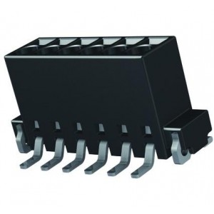 14010613101000, Фиксированные клеммные колодки 6P 24-20 AWG spring 160V 6A 2.54mm SMT