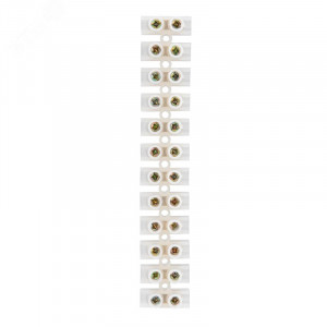 Клеммная колодка винтовая КВ-10 (4-10мм), 10 A, полиэтилен белый (ЗВИ)