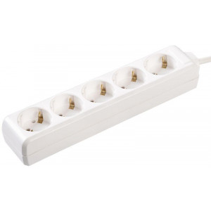 Удлинитель 5х3м с заземл. 16А IP20 У05 2P+PE 250В 3х1 WYP10-16-05-03-Z-N