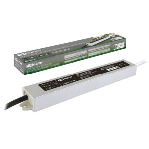 Блок питания 36Вт-12В-IP67 для светодиодных лент и модулей DC 12В, металл TDM	 SQ0331-0137