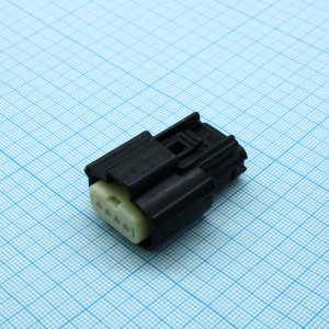 334710401, Корпус разъема серия MX 150ї 4 контакта шаг 3.5 мм монтаж на кабель автомобильного применения пакет