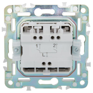 SKANDY Выключатель 2-клавишный с индикацией 10А SK-V09G графит IEK SK-V20-1-10-K53