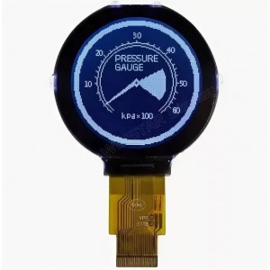 WO128128A-TFH#, ЖКИ графич, 128 х 128, COG, FSTN Positive/Transfl, подсв. LED Белая, VDD = 3V, 6 o'cl, -20...+70C