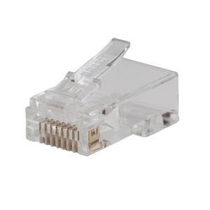VDV826-702, Модульные соединители / соединители Ethernet Pass-Thru Modular Data Plug, CAT5E, 50-Pack