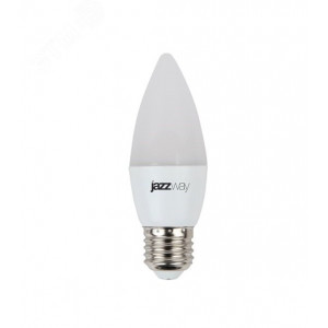 Лампа светодиодная LED 7w E27 4000K свеча 230/50 Jazzway 5018914