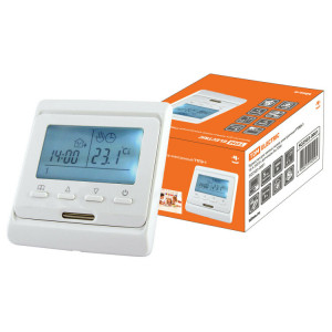 Термостат для теплых полов электронный ТТПЭ-1 16А 250В с датчиком 3м TDM (кр.1шт) [SQ2503-0001]