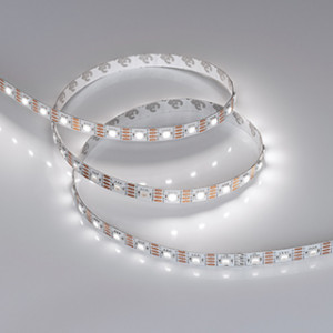 Лента SPI-B60-10mm 12V White6000-PX1-RAM (9.3 W/m, IP20, 5060, 5m) 037829, Светодиодная лента SPI-B60, открытая IP20, с микросхемой TX1818 (битый пиксель не влияет на передачу сигнала далее по ленте). Светодиоды 5060, 60 шт/м (1 pixel = 1 LED), белая плата 10 мм, скотч 3М. Цвет БЕЛЫЙ 6000K, цветопередача CRI>80, угол 120°. Питан