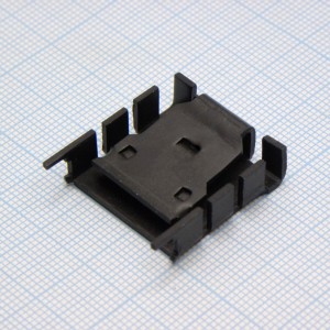 V8510B-T, Радиатор для корпусов TO220, 25*25.4*18, тепловое сопротивление 18 К/Вт