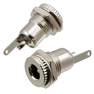 TC 5.5X2.5mm Metal, Разъем питания штырьковый TC 5.5x2.5 мм metal, 2А, блочный
