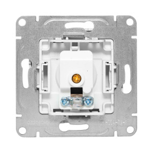 Механизм розетки TV, одиночная, алюминий Эпика EKF UP1-SOA-TV-1