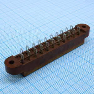 РГ1Н-2-27, розетка на 21 контакт, в два ряда