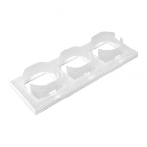 3 - местная рамка, IP44, белая, пластик Эпика EKF UP1-FPW-03-44