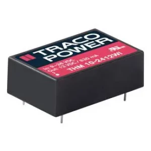 THM 10-2412WI, Преобразователь DC/DC на печатную плату вход 12В выход 12В 0.83A 10Вт 6-Pin PDIP