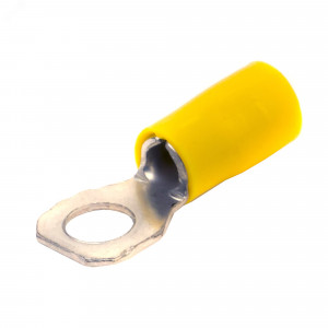 Наконечник кабельный НКИ 6-10 с изолированным фланцем желтый (50шт) 2C10P