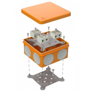 Коробка огнестойкая для о/п двухкомпонентная 60-0300-FR10.0-6 Е15-Е120 100х100х50 60-0300-FR10.0-6