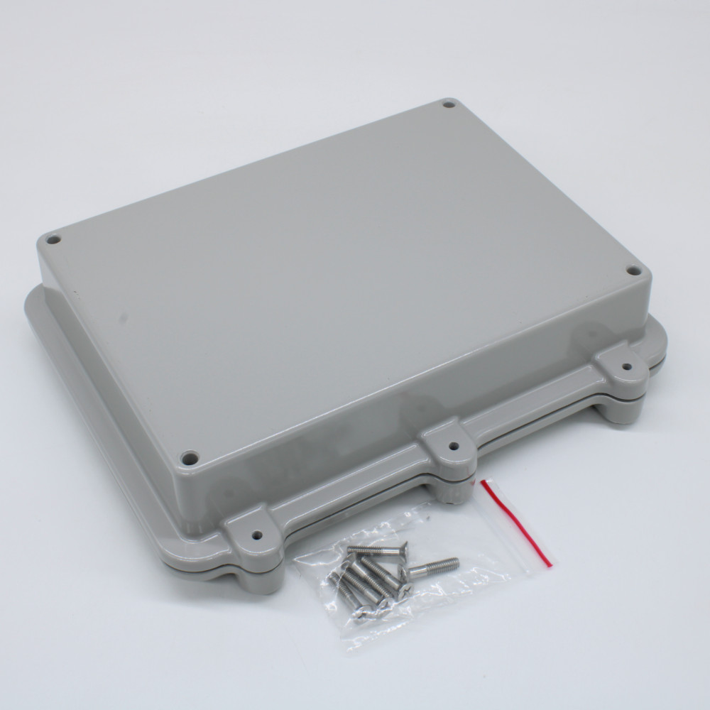 Изображение товара Алюминиевый герметичный корпус HQ017SLG IP67 Светло-серого цвета 200x150x50 мм