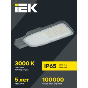 Светильник LED ДКУ 1004-100Ш 3000К IP65 серый LDKU1-1004-100-3000-K03