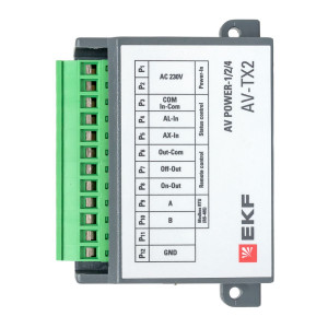 Коммуникационный блок ModBus RTU для ETU x.2 AV POWER-1/2/4 EKF AVERES mccb-124-modbus-av