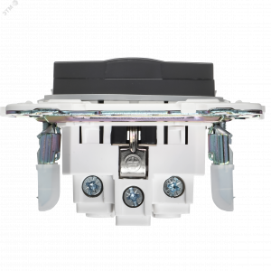 SKANDY Розетка 1-местная с заземлением с защитными шторками и крышкой 16А IP44 SK-R11G графит IEK SK-R16-16-44-K53