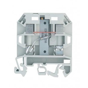 Клемма с потенциометром 9785U/50 KOHM, Клемма со встроенным потенциометром, тип фиксации провода: винтовой, номинальное сечение: 2,5 мм кв., ширина: 12 мм, цвет: серый, тип монтажа: DIN35