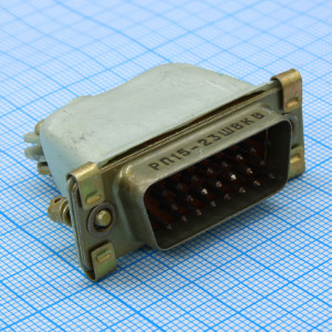 РП15-23ШВКВ, Соединитель  низкочастотный, прямоугольный, внутреннего монтажа