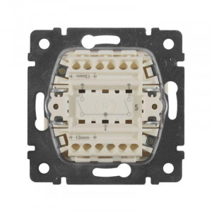 Выключатель 2-кл. СП Valena 10А IP31 250В механизм сл. кость Leg 774305