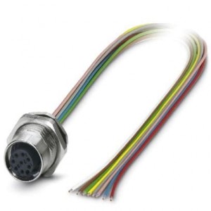 1419690, Цилиндрические метрические разъемы SACC-DSI-M12FS- 8CON-M16/0,5