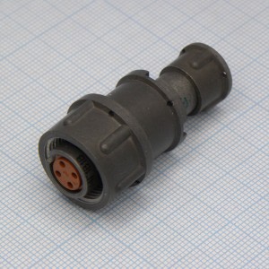 2РМТ14КПЭ4Г1В1В, Соединитель  цилиндрический низкочастотный негерметичный