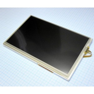 MI0700J1T-1, TFT 7.0", 800xRGB480, сенс.панель, 18-бит RGB интерфейс, 262k, яркость 250cd/m2, контрастность 400:1, напр. питания 3,0...3,6 В, 6 o'cl, -10..+60С, антибликовое покрытие