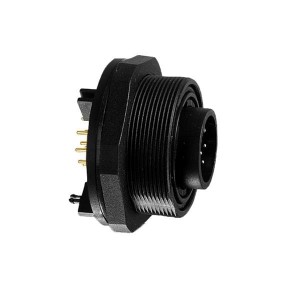 PX0707/S/09, Стандартный цилиндрический соединитель 9 POLE PCB SKT