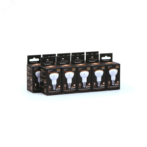 Лампа светодиодная Black 6Вт R50 рефлектор 3000К тепл. бел. E14 500лм 106001106