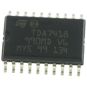 TDA7418TR, Цифровые процессоры звукового сигнала 3 Band Car Audio Processor 8-10V