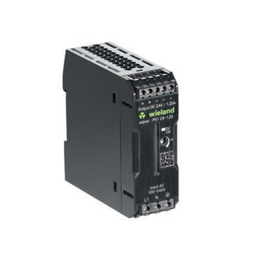 Изображение товара Блок питания WIPOS PS1 24-2.5 однофазный стабилизированный 24 В 2.5 А