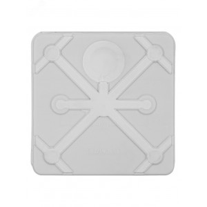 Распаячная коробка двухкомпонентная ОП 80х80х40 мм IP66 8 вх. серая инд. штрихкод TDM SQ1401-2512