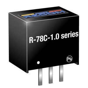 R-78C9.0-1.0, Преобразователи постоянного тока в постоянный без изоляции CONV DC/DC 1A 12-42VIN 9.0VOUT