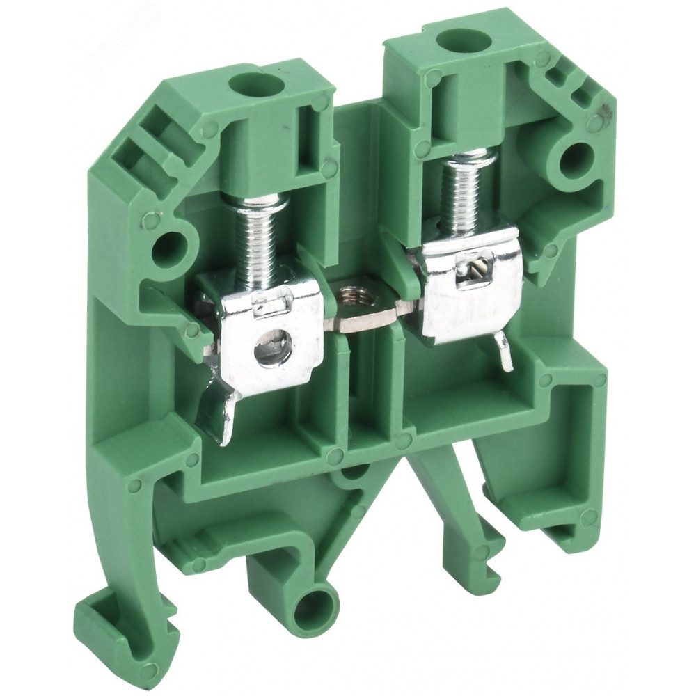 Изображение товара Клемма винтовая КВИ-4мм2 зеленая YZN30-004-K06