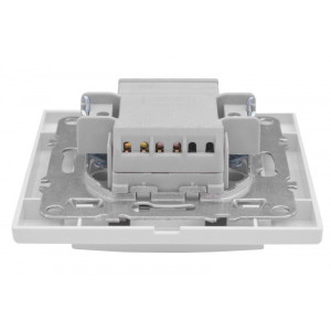 Выключатель 1-кл. СП Минск 10А IP20 с индикатором бел. Basic ERV10-121-10