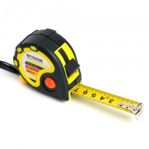 Рулетка, 3м х 16мм прорезиненное покрытие 39782