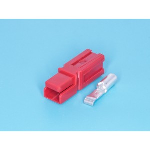 XBMC1S-2AG-R, Разъем модульный для аккумуляторной батареи (красный) 30А, (корпус +1 контакт 16-12AWG)