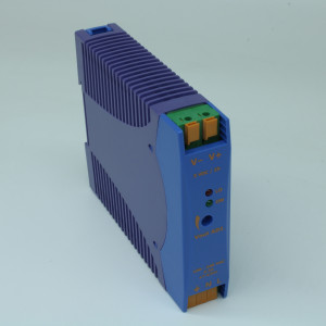 DRA10-05, Преобразователь AC-DC на DIN-рейку  10Вт, выход 5В/2A, рег. вых 4.5…5.75В, вход 90…265V AC, 47…63Гц / 120...370V DC , изоляция 3000V AC, : 115х90х23мм, -20…+71°С, пружинные клеммы