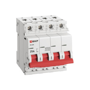 Выключатель нагрузки 4п 25А ВН-63N PROxima S63425