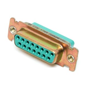 DAMAME15S, Стандартные соединители D-Sub  DSUB 15 F CRIMP CLIN G50 ZIN