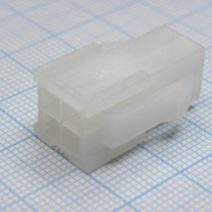 I-DS1073-02-PCT02X2, Корпус разъема, вилка на кабель, шаг 4,2мм, двухрядный на 2х2 контакта, требуются контакты T-DS1073-02-PC600