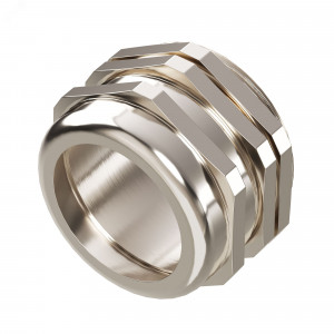 Латунный кабельный ввод М60, d=37-44 мм R5BCM60