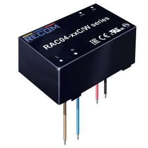 RAC04-05SC/W, Модули питания переменного/постоянного тока 4W 5V 800mA WIRED